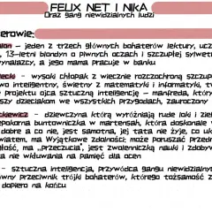 Felix, Net i Nika streszczenie: Zrozum lekturę i zdobądź 5!