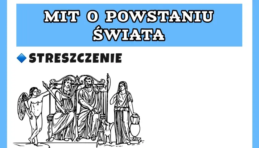 Streszczenie mitu o powstaniu świata: kluczowe wydarzenia i symbolika