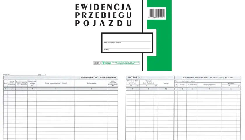 Gdzie kupić książkę ewidencji przebiegu pojazdu? Najlepsze oferty