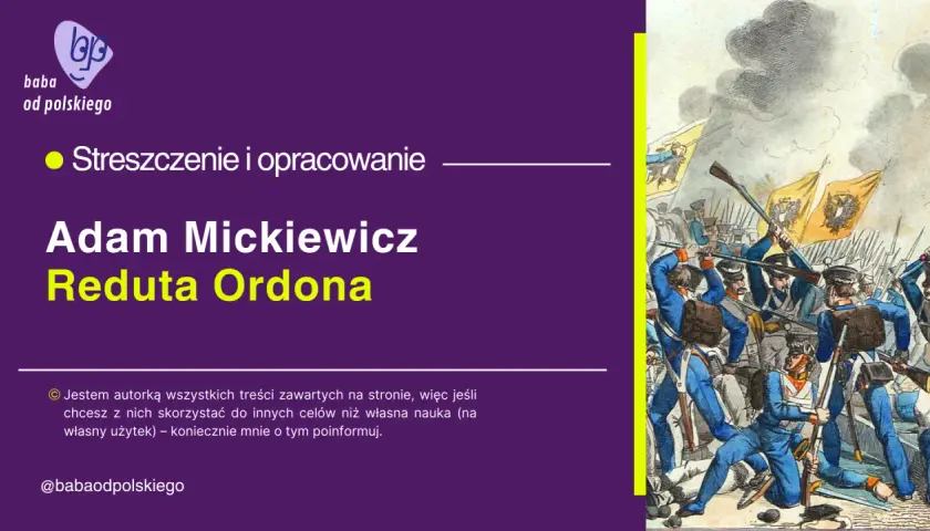 Reduta Ordona streszczenie: Czy Ordon naprawdę zginął?