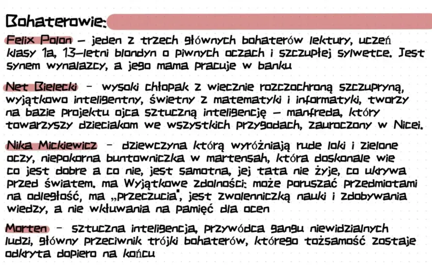 Felix, Net i Nika streszczenie: Zrozum lekturę i zdobądź 5!