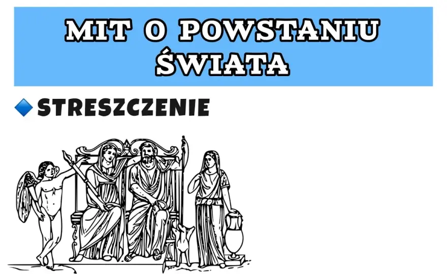 Streszczenie mitu o powstaniu świata: kluczowe wydarzenia i symbolika