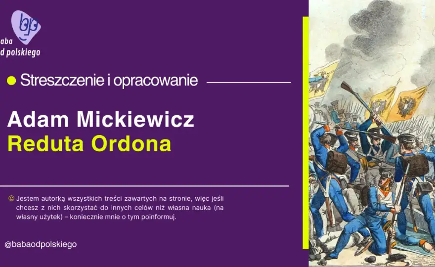 Reduta Ordona streszczenie: Czy Ordon naprawdę zginął?
