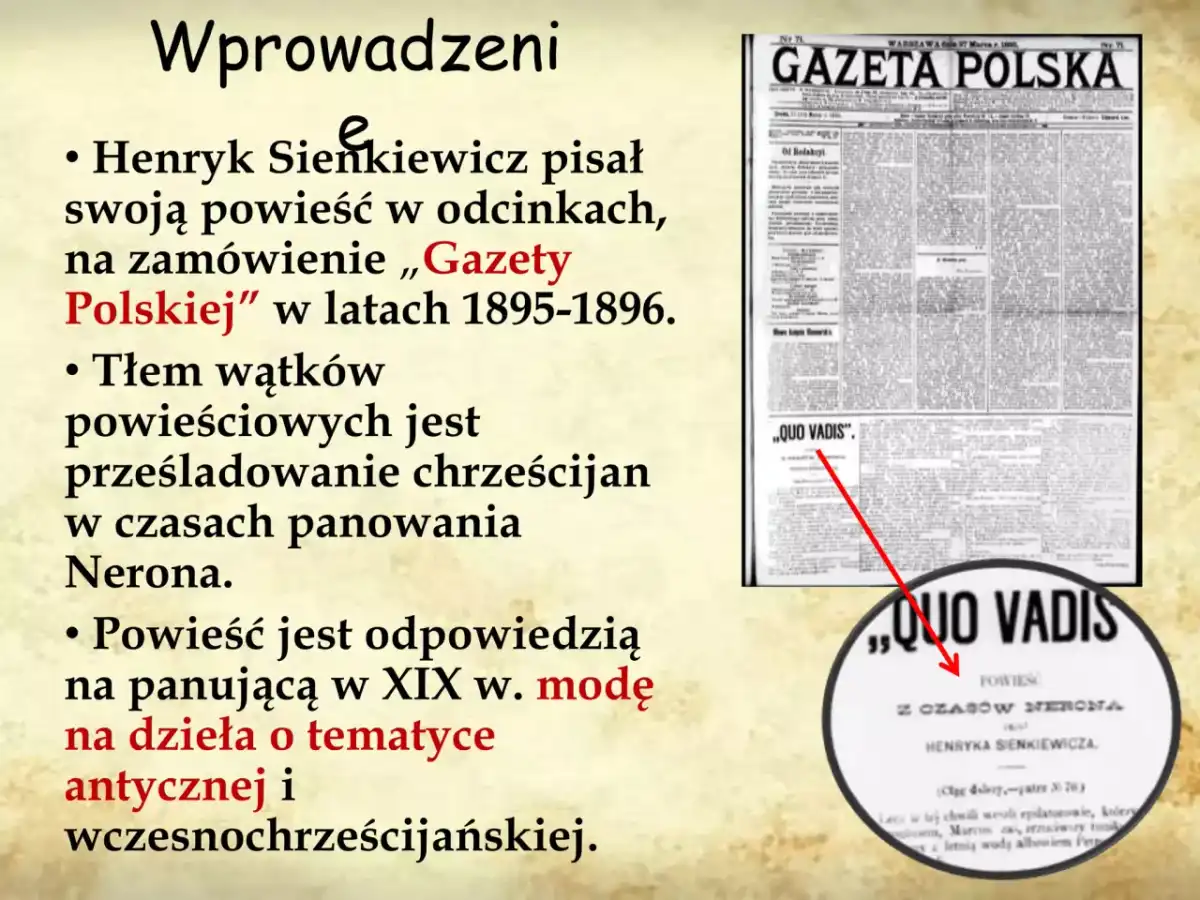 Bohaterowie Quo Vadis: Kto istniał naprawdę? Przemiany i role