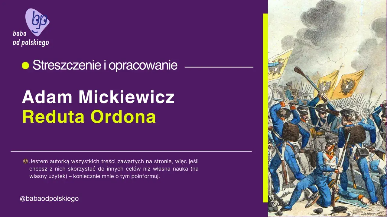 Reduta Ordona streszczenie: Czy Ordon naprawdę zginął?
