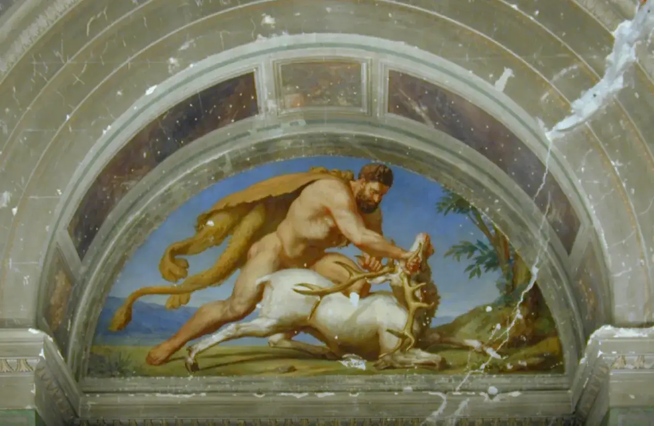 Herakles niemowlę węże