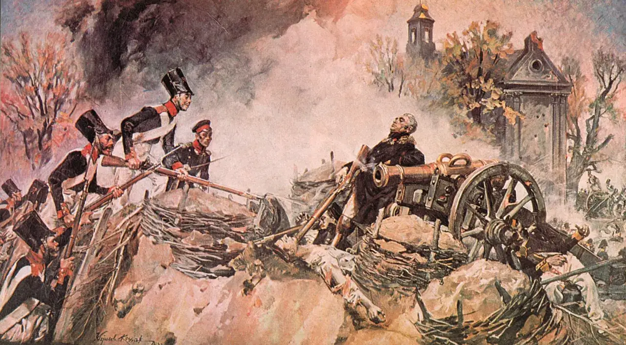 Reduta Ordona ilustracja bitwy