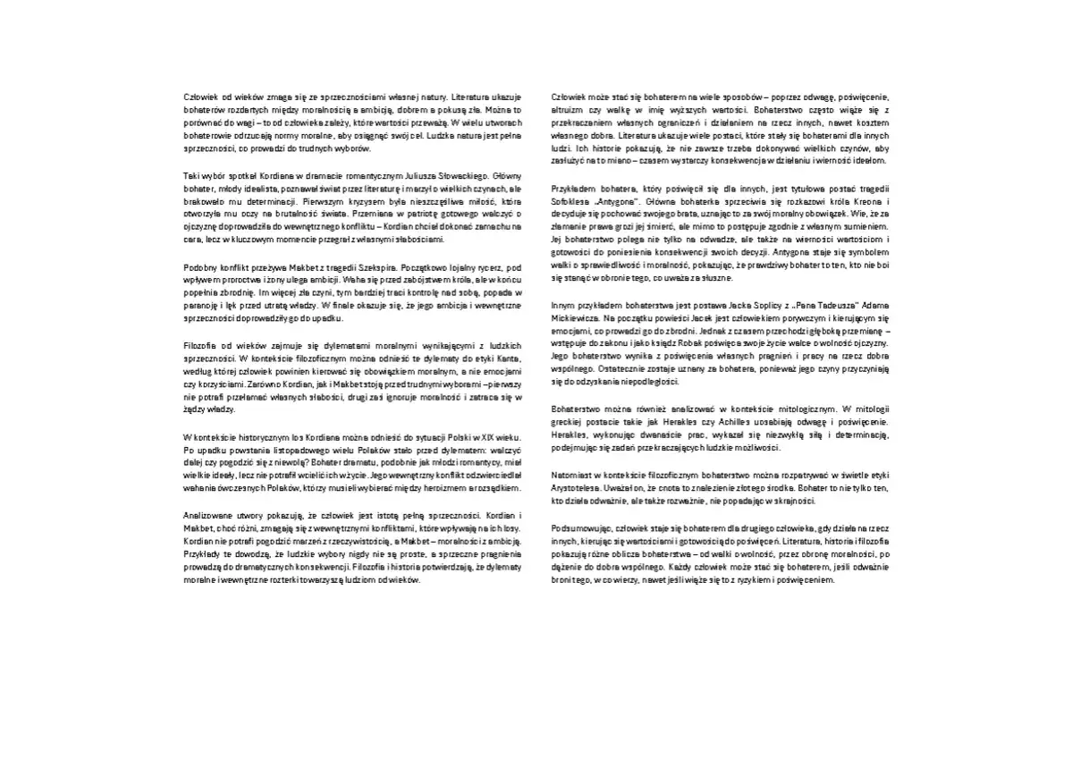 Człowiek istota pełna sprzeczności
