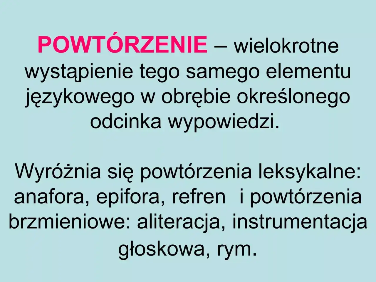 Definicja anafory i jej znaczenie